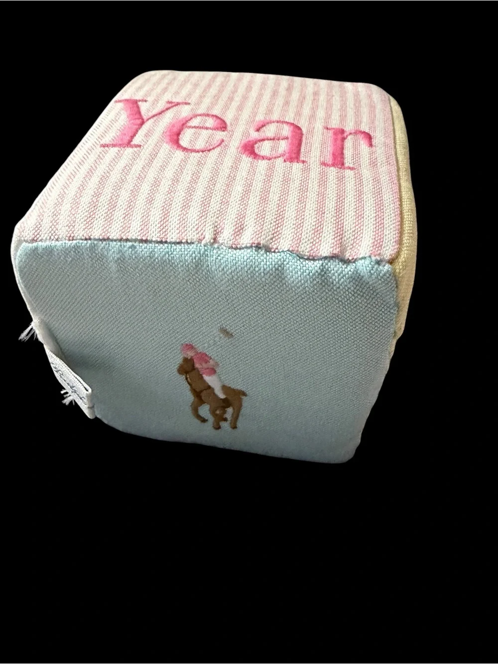 Ralph Lauren Baby Age Milestone Blocks New Unused Photo Prop Pastel